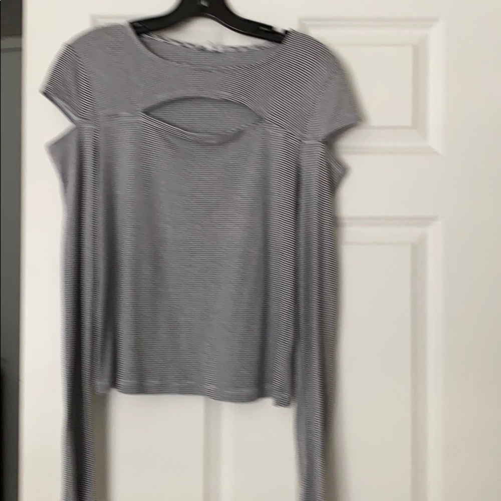 New cutout striped soft cute top by splendid